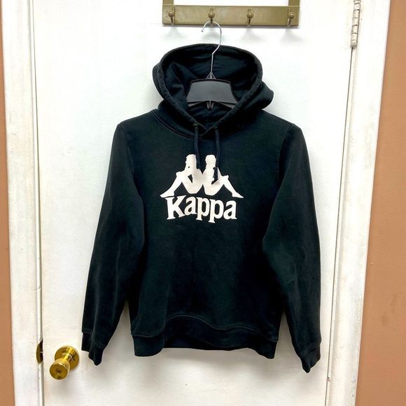 Black Kappa Hoody Mens size Small - Picture 2 of 5